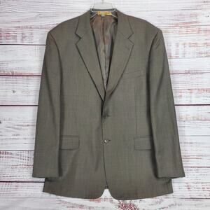 Richard Harris Mens Wool Blend Suit Blazer 44L Single Breasted Sport Coat Jacket